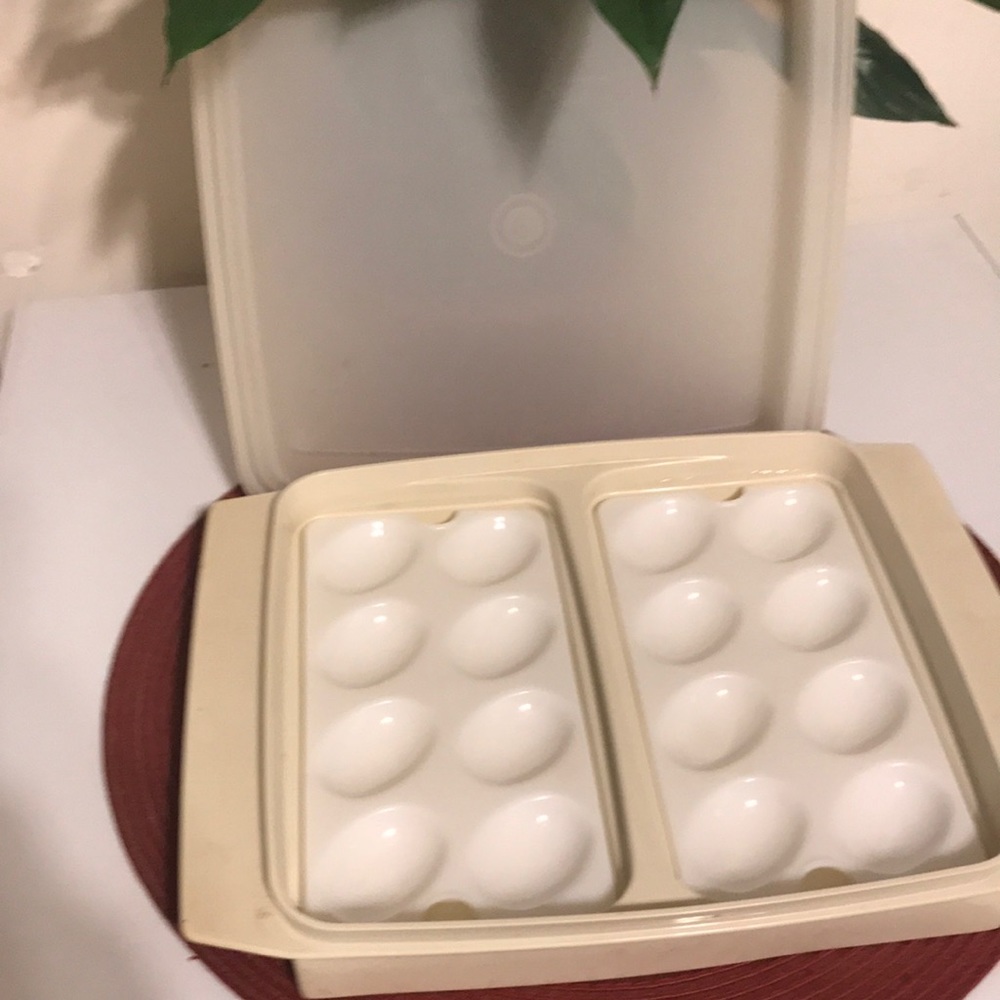 Tupperware Deviled egg holder